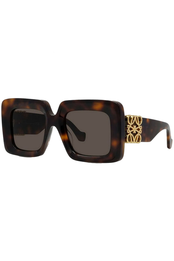 Beveled Square Maxi Anagram Sunglasses