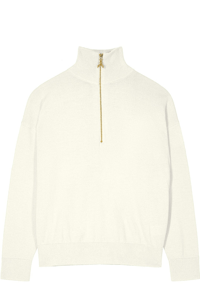 Quarter-Zip Turtleneck Jumper