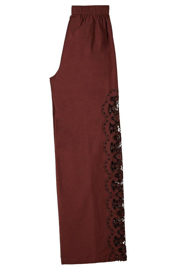 Cutout Detail Drawstring Pants