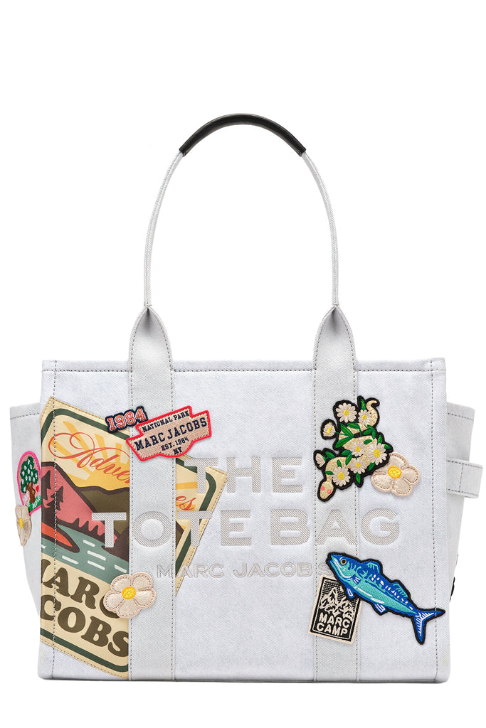 The Large Camp Patchwork Denim Tote Bag