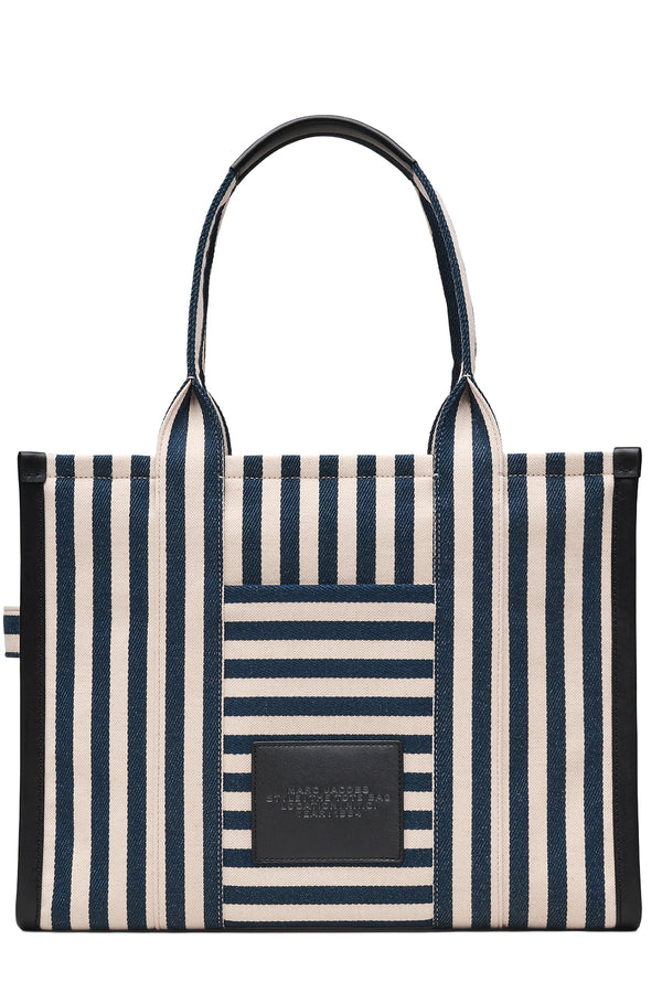 The Large Stripe Canvas Tote Bag