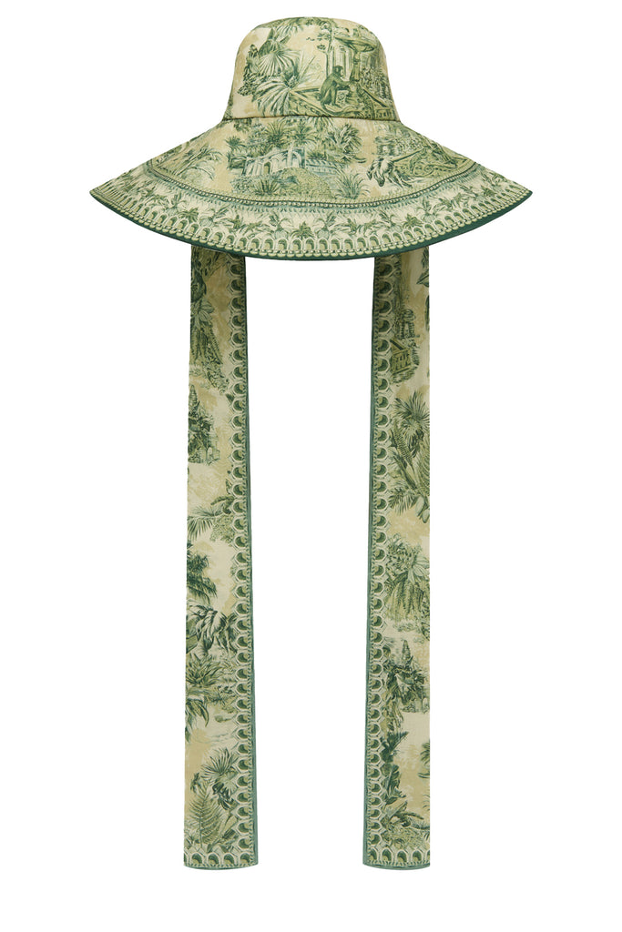 Sara Wide Brim Tie Sunhat