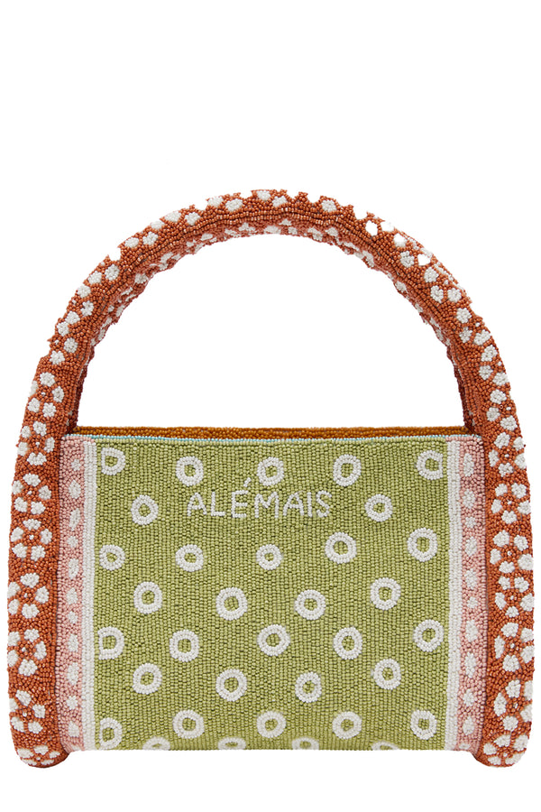 Alberta Beaded Mini Barrel Bag