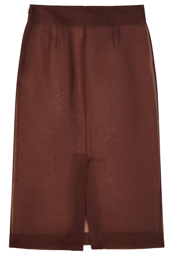 Sheer Midi Skirt