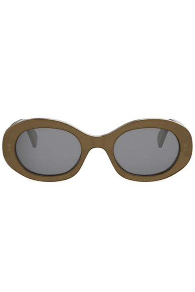 Triomphe Oval-Frame Acetate Sunglasses