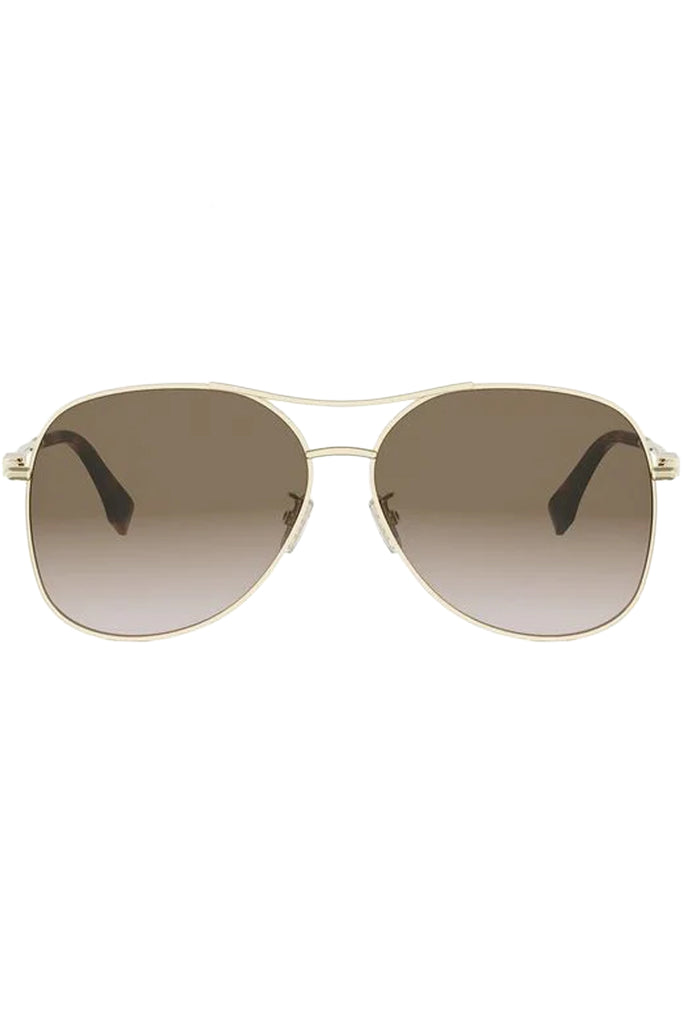 Fendigraphy Metal Frame Sunglasses