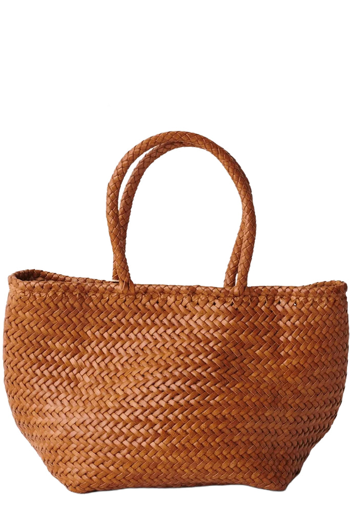 Small Grace Basket Woven Leather Bag