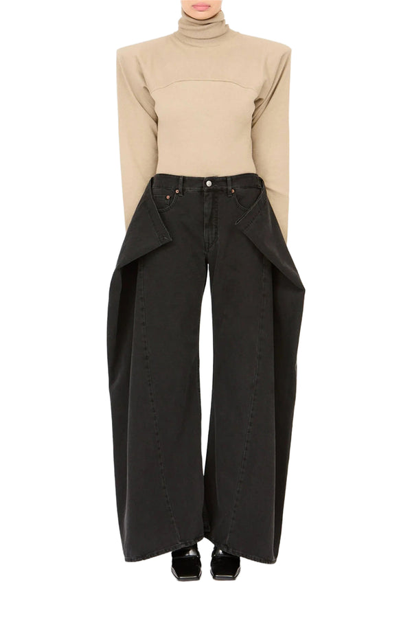 Drape Pants With Five Pockets