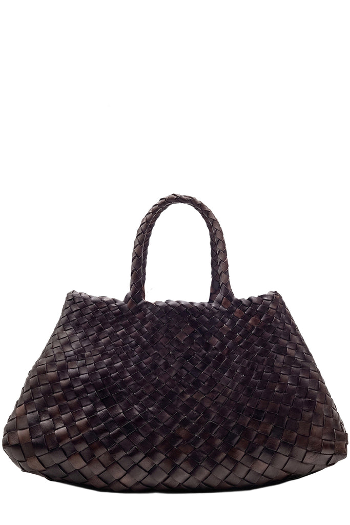 Small Santa Croce Woven Leather Bag