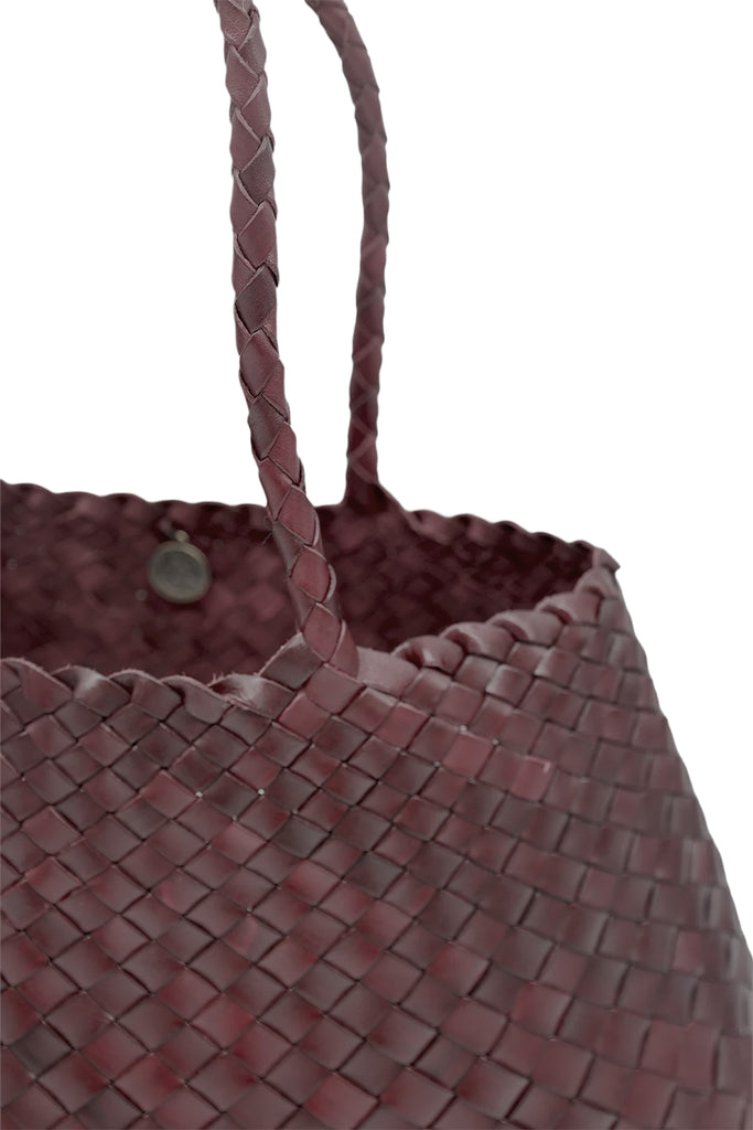 Big Santa Croce Woven Leather Bag