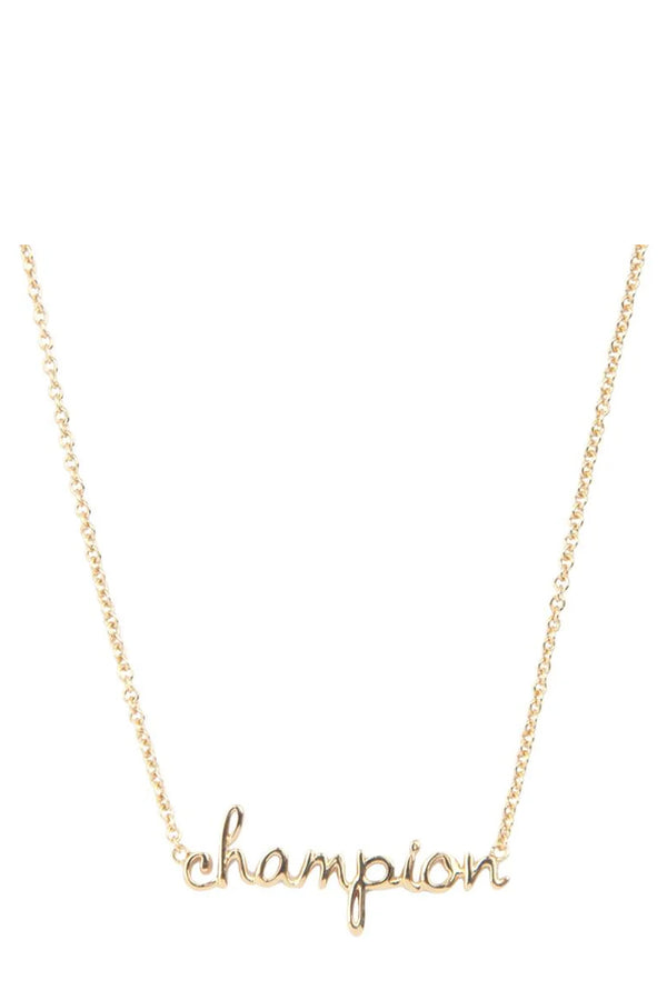 The champion necklace in gold colour from the brand ALL THE LUCK IN THE WORLD