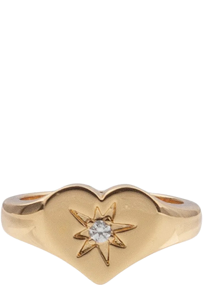 Signet Heart Ring