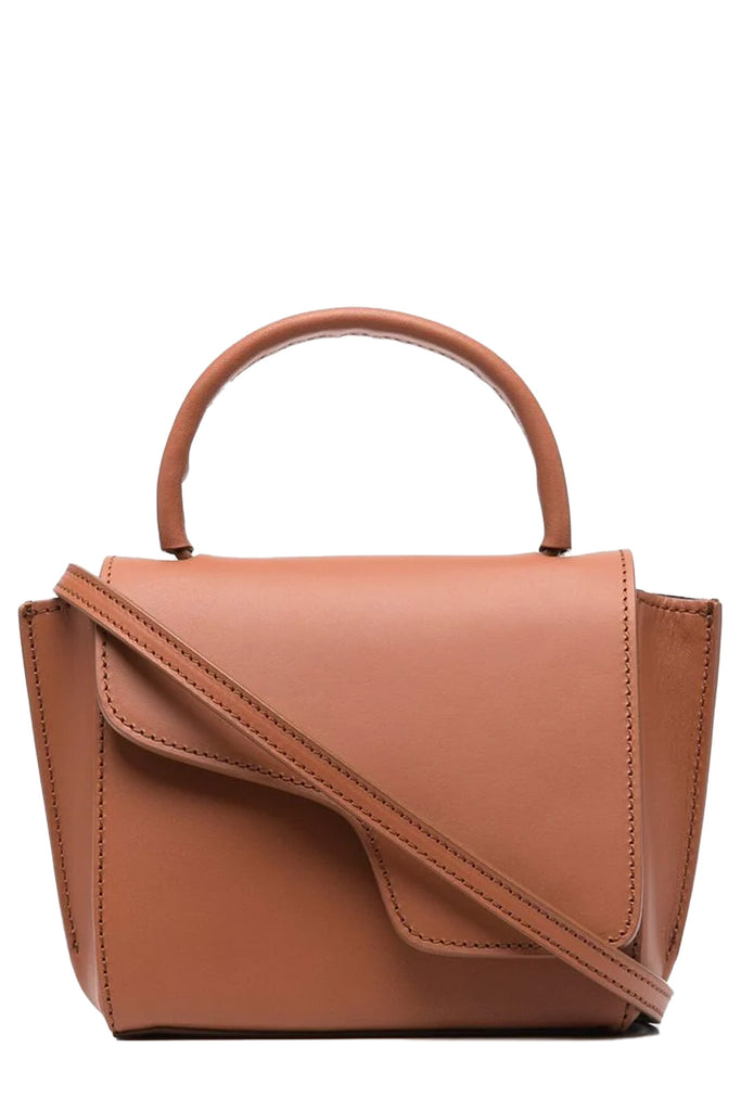 The Montalcino mini handbag in terra brown color from the brand ATP Atelier