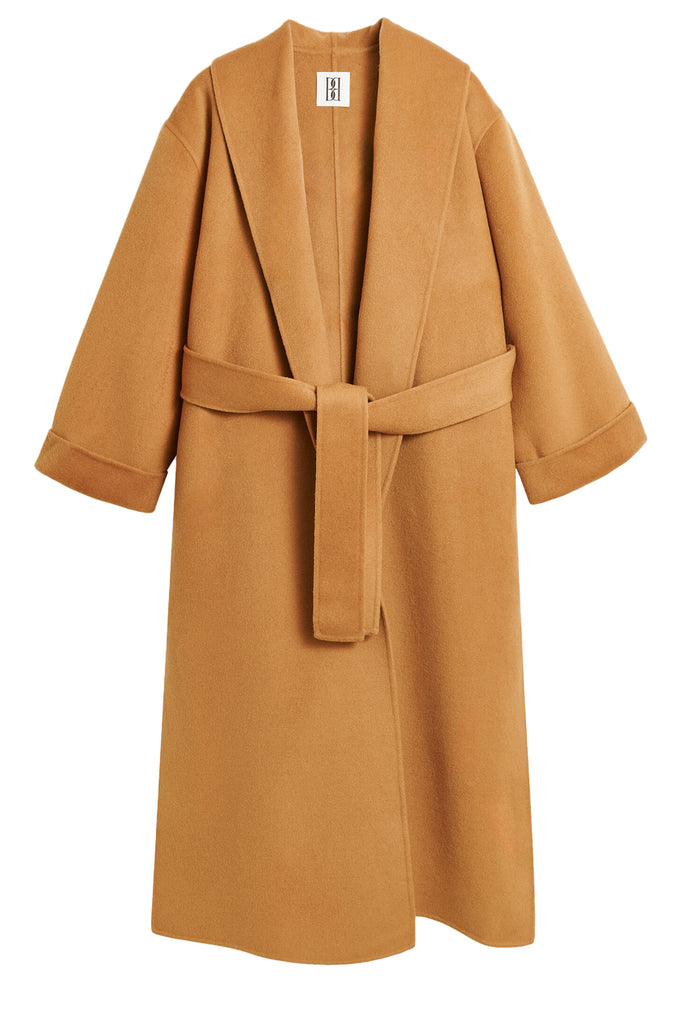 The Trullem Wool Coat in raw sugar colour from the brand BY MALENE BIRGER