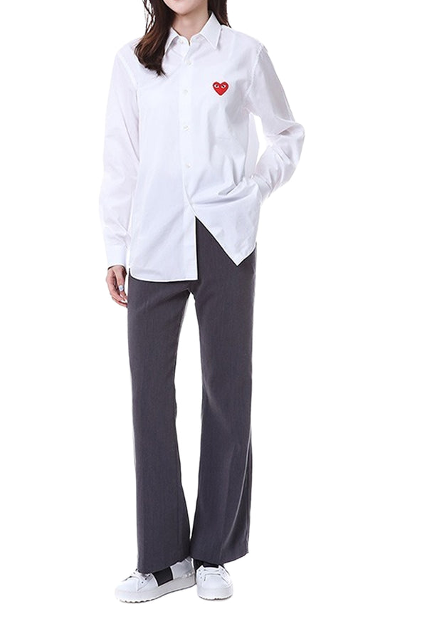 Red Heart Woven Unisex Shirt