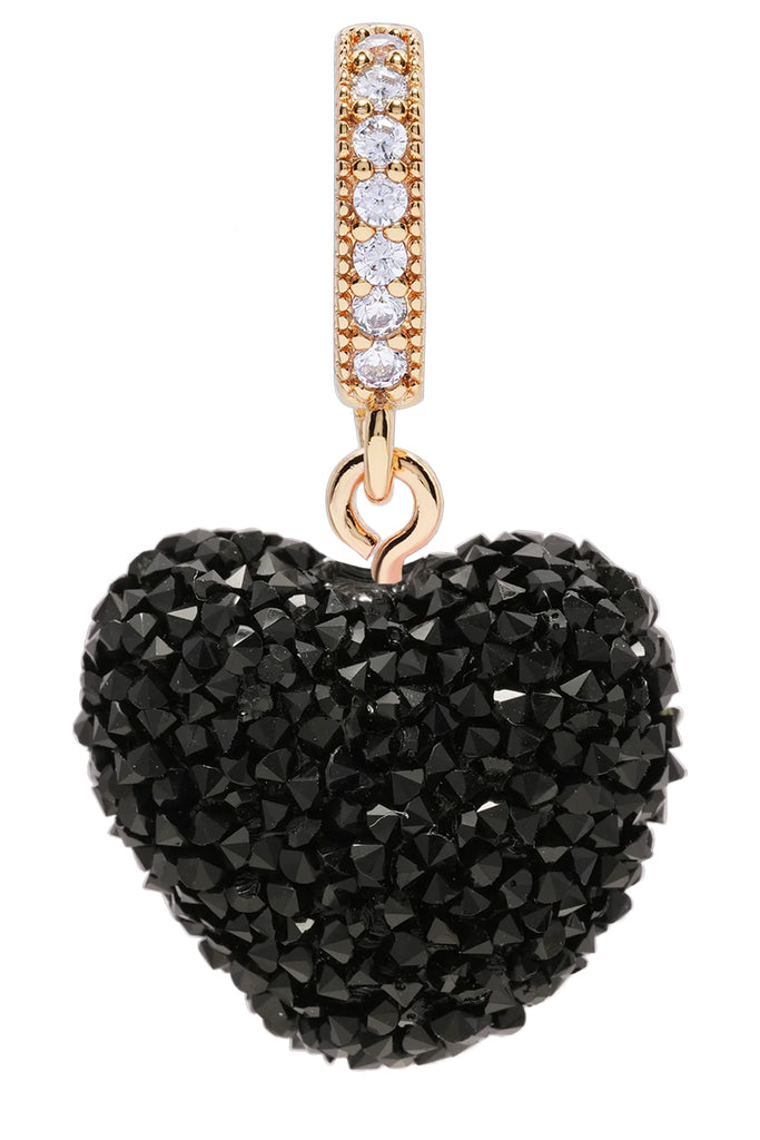 Jelly Heart Pendant Pave Connector