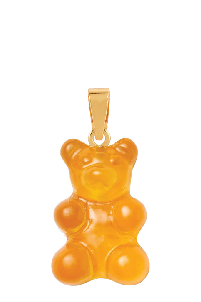 The Nostalgia bear pendant with classic connector in gold and fanta colours from the brand CRYSTAL HAZE