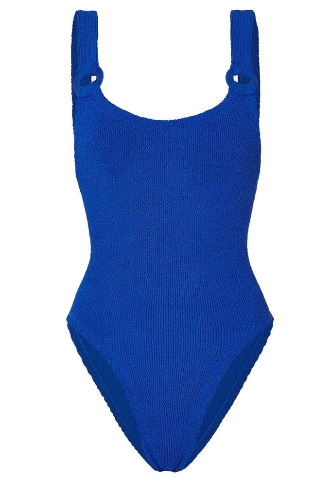 Domino Ring-Detail Swimsuit With Tonal Hoops