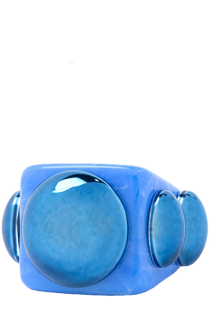 The Blue Submarine ring in blue colour from LA MANSO