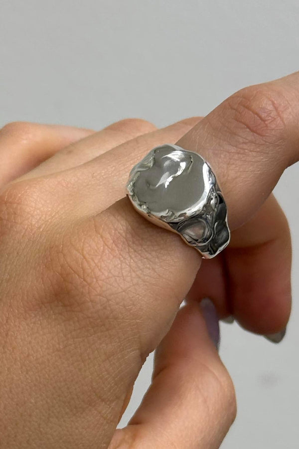 Melted Signet Ring