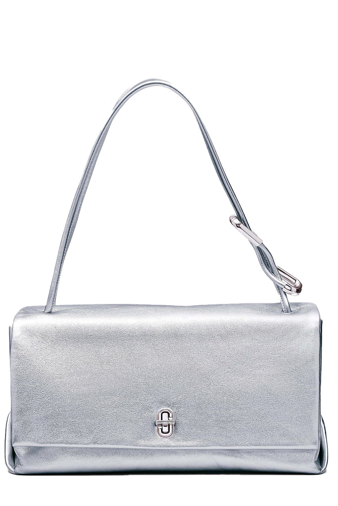The Large Metallic Leather Dual Bag