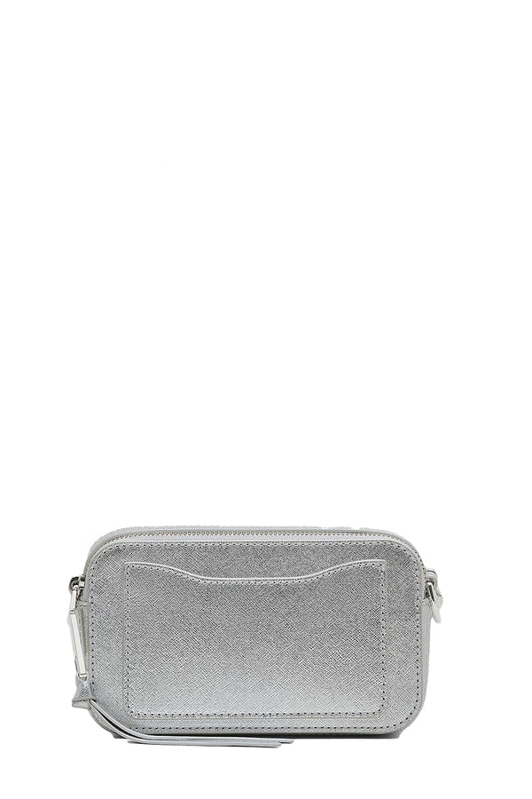 The Metallic Leather Snapshot Bag