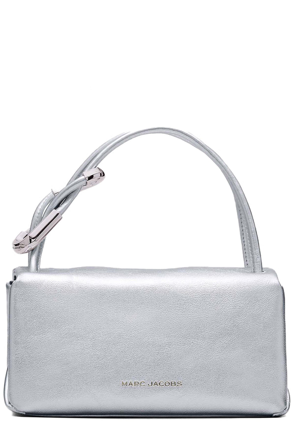 The Mini Metallic Leather Dual Top Handle Bag
