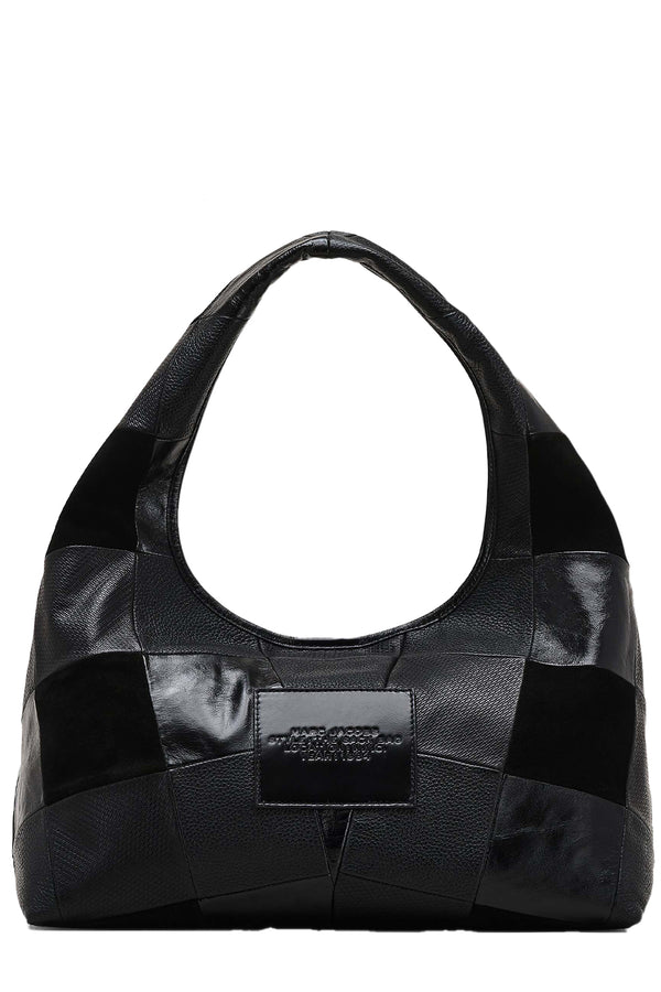 The Suede Patchwork Sack Bag