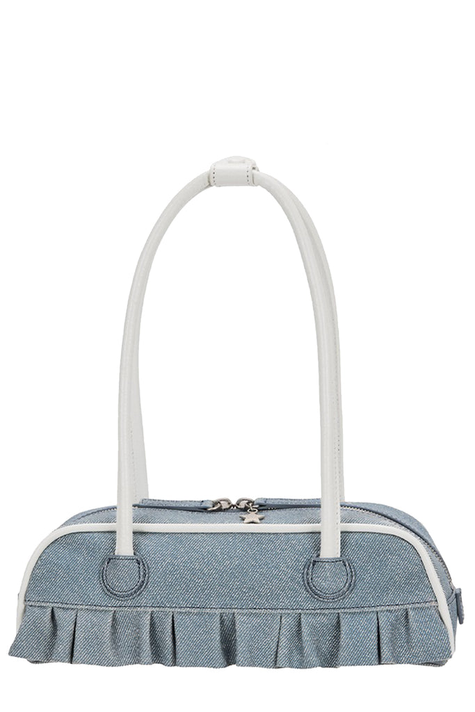 Margesherwood X Peanuts Soft Boston Suede Crinkle Leather Ew Mini Piping Bag