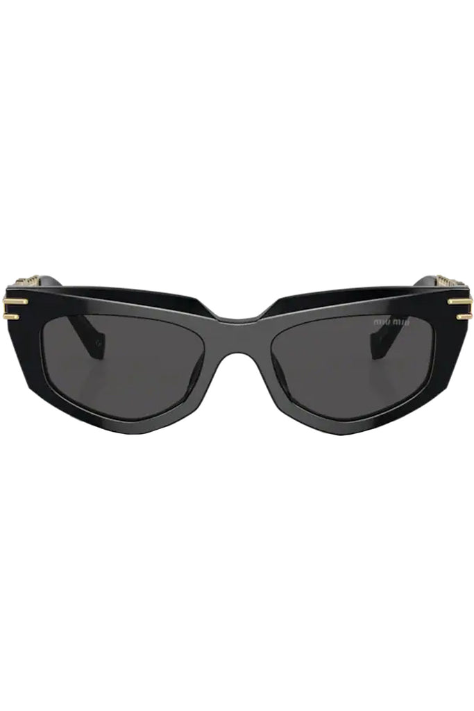 The cat-eye metal-temple sunglasses from the brand MIU MIU