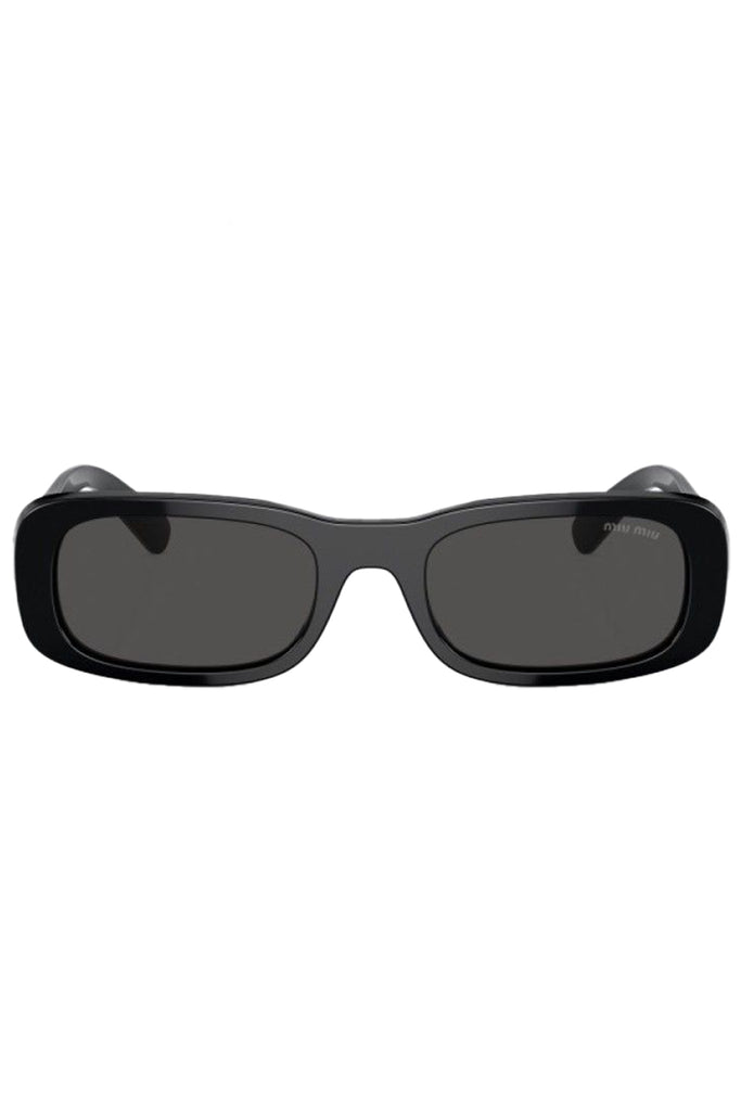 Rectangular Frame Logo Hinge Sunglasses