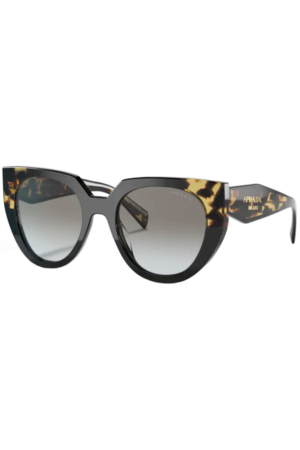 The cat-eye geometric-temple sunglasses from the brand PRADA