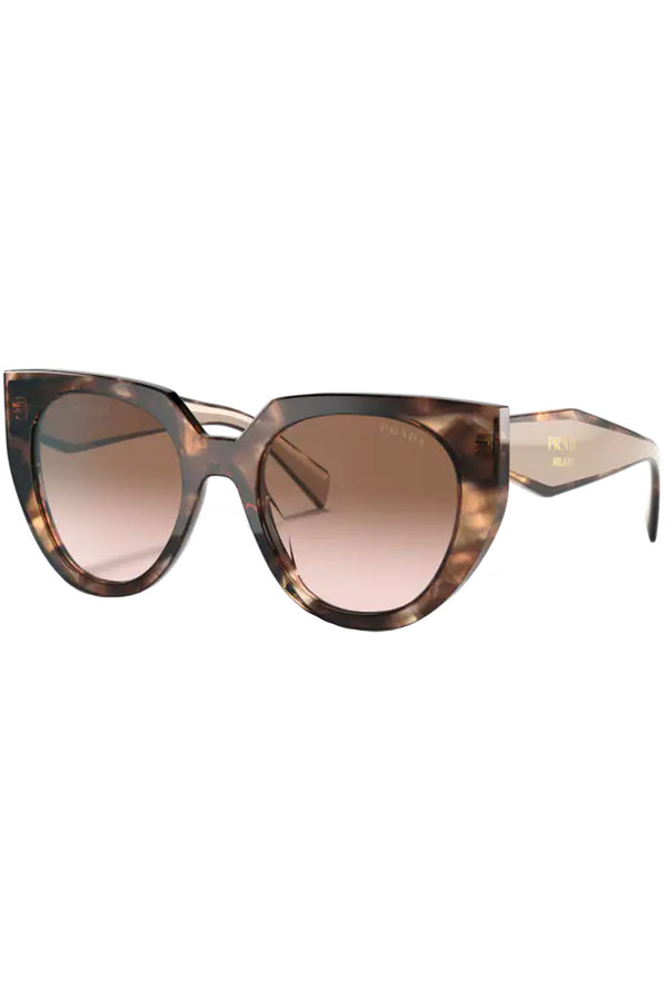 The cat-eye geometric-temple sunglasses from the brand PRADA