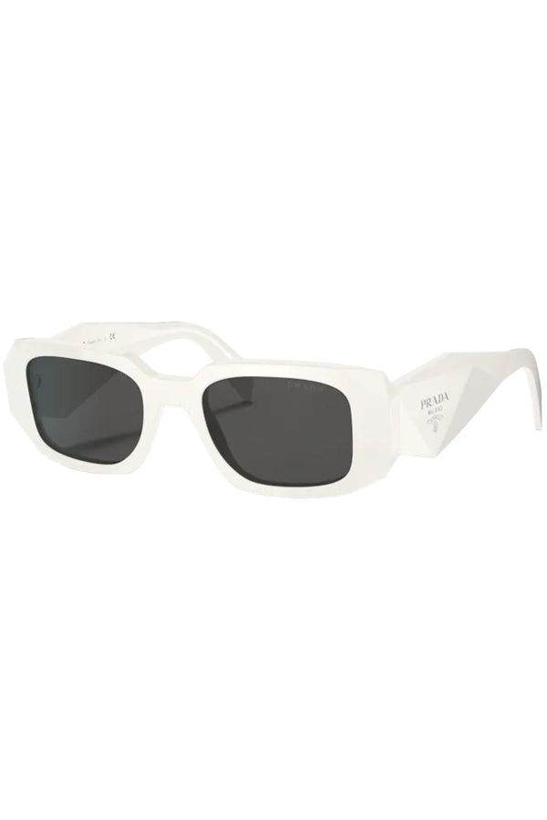 The rectangular geometric-temple sunglasses from the brand PRADA