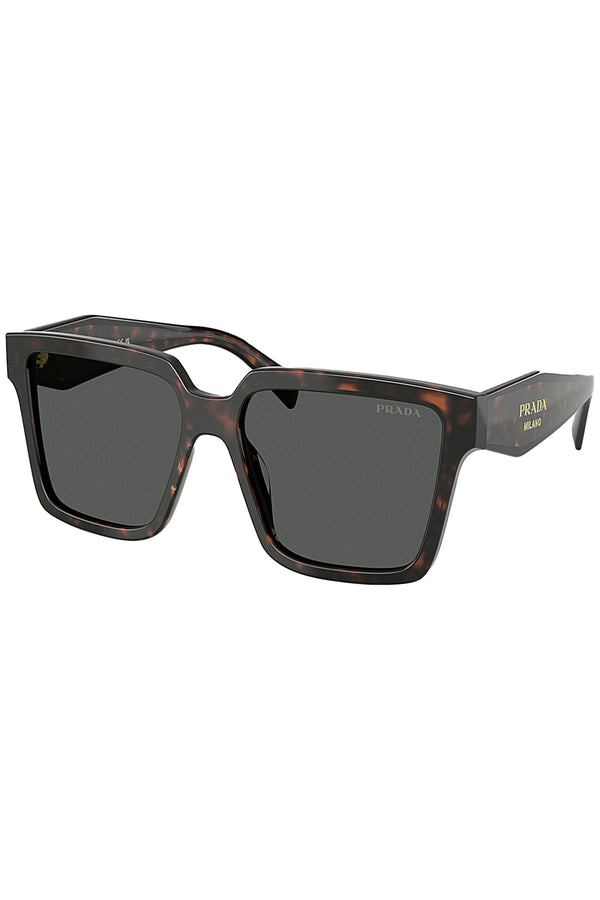 Rectangular Oversize-Frame Logo-Detailed Sunglasses