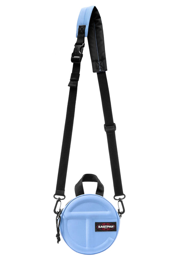 The Telfar X Eastpack Circle Bag in cerulean colour from the brand TELFAR X EASTPAK