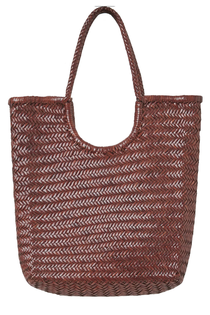 Big Bamboo Triple Jump Woven Leather Bag