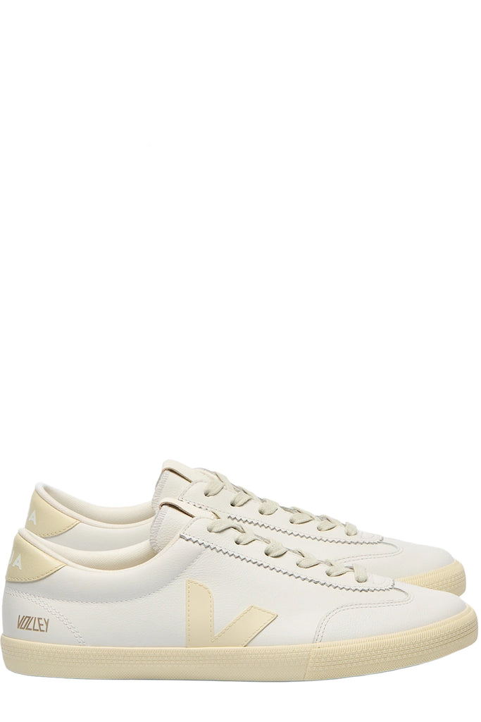 Volley Organic-Traced Leather Sneakers