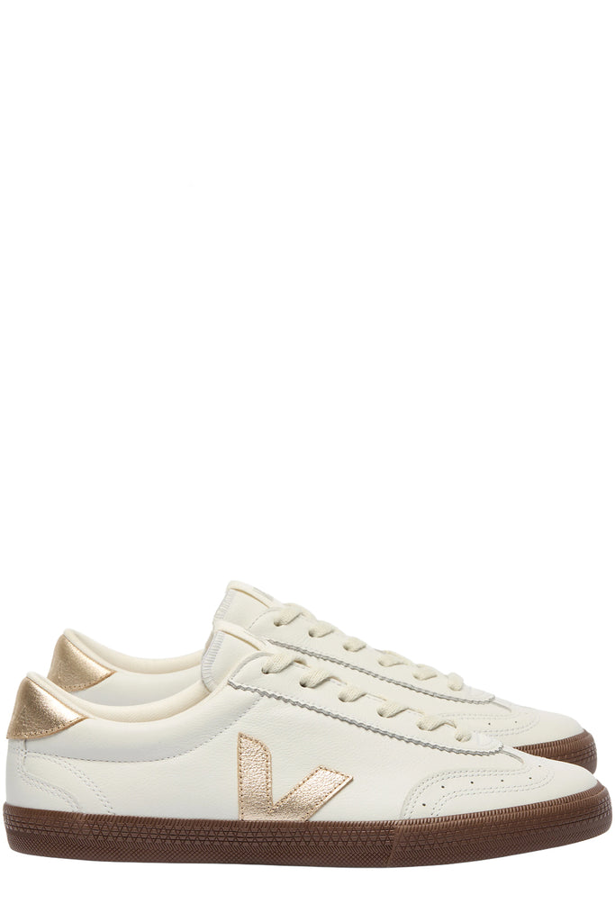 Volley Organic-Traced Leather Sneakers