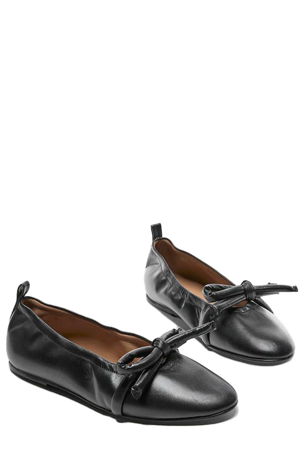 Polly Leather Ballerina Flats