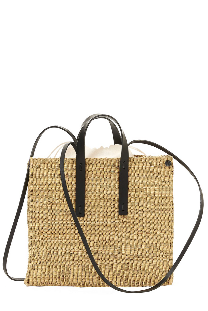 Jean Straw Handbag