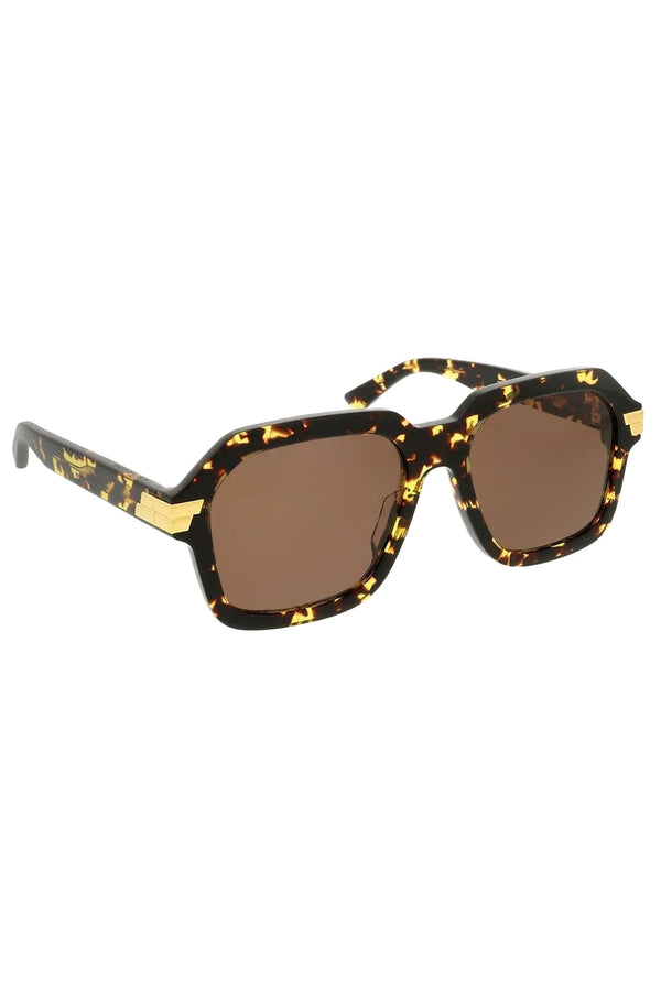 Bold Metal Detail Square Sunglasses