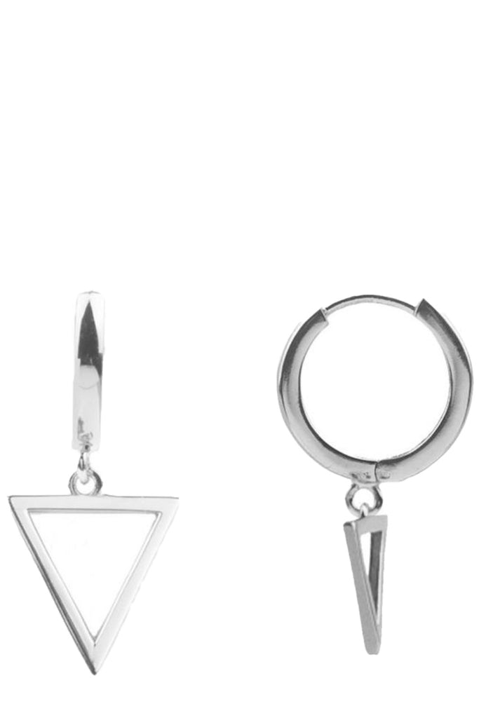 Open Triangle Earrings