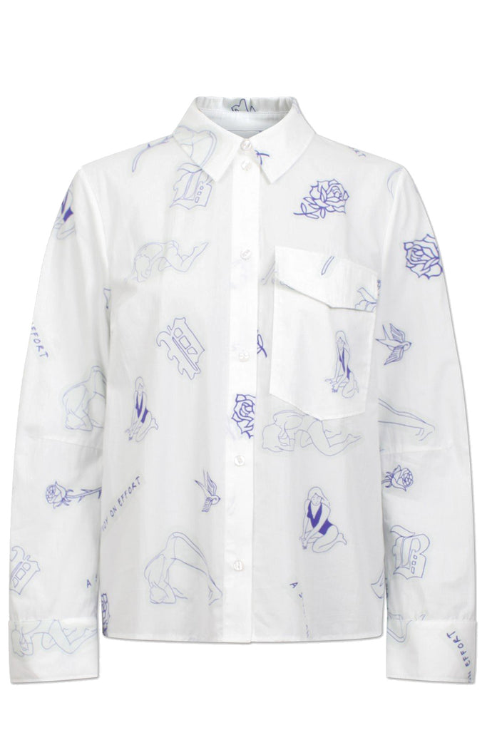 Morwyn Printed Cotton Shirt