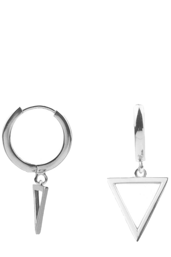 Open Triangle Earrings