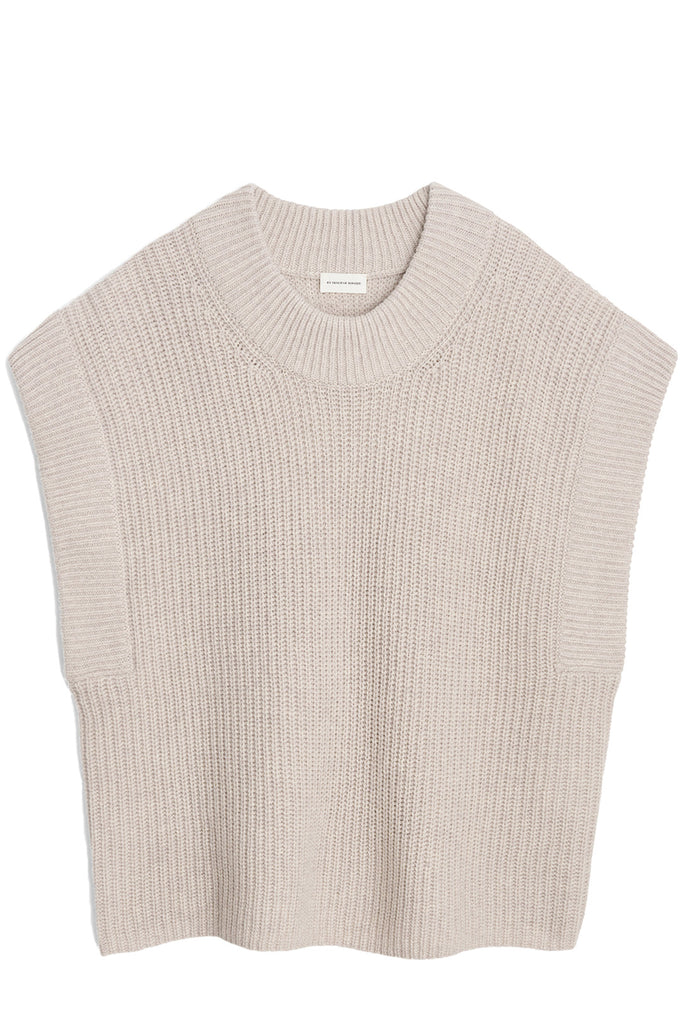 Farima Sleeveless Wool Knitted Top