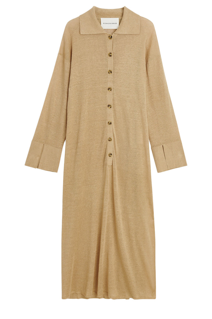 Thoni Linen Midi Shirt Dress