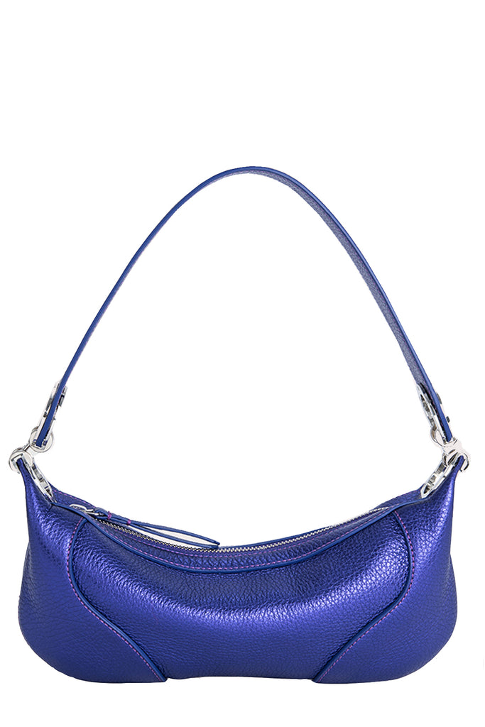 Mini Amira Metallic Leather Bag