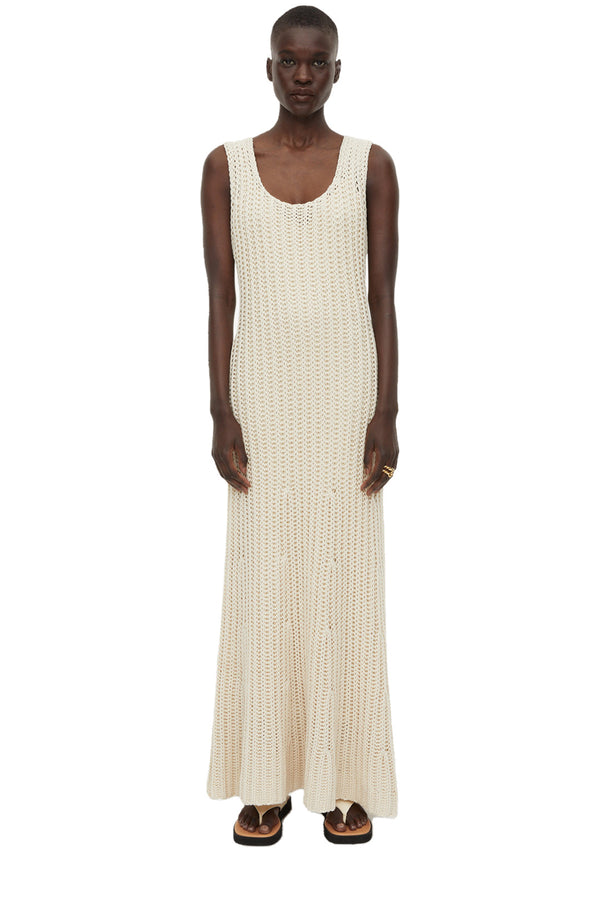 Lione Merino Wool-Blend Midi Dress