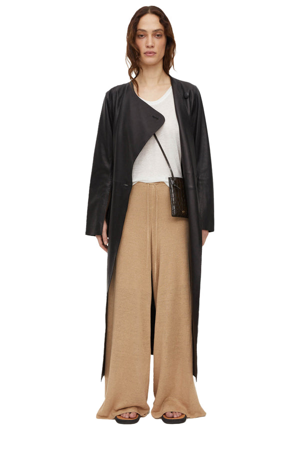 Tamile Wide-Leg Linen Pants